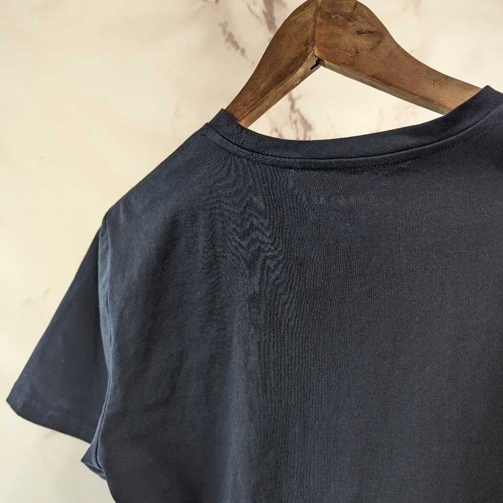 Everlane T Shirt Mens Medium Black Short Sleeve The Premium Weight Tee - Picture 9 of 14